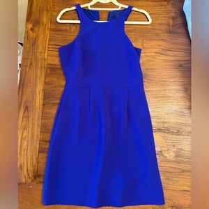 J. Crew Vibrant Blue Mini Dress